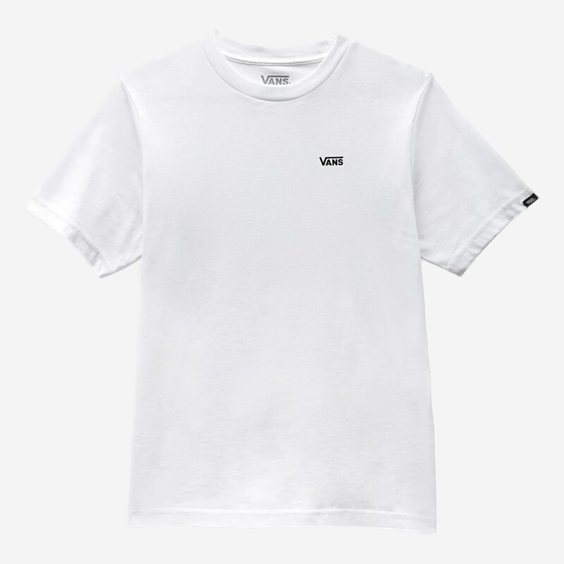 T-SHIRT VANS LEFT CHEST JR BRANCO