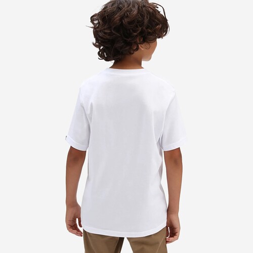T-SHIRT VANS LEFT CHEST JR BRANCO