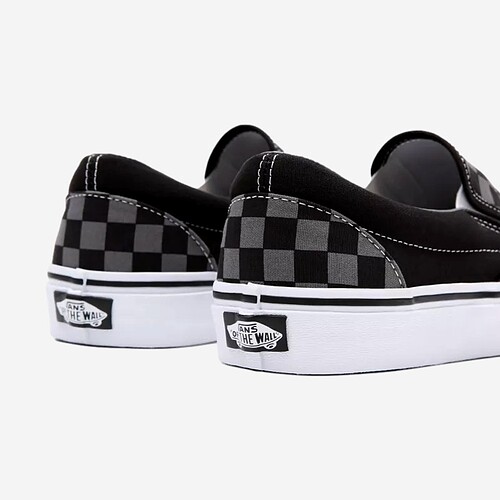 TENIS VANS SLIP ON CHECKERBOARD PRETO/GREY