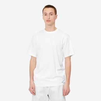 T-SHIRT CARHARTT WIP STANDART CREW NECK BRANCO