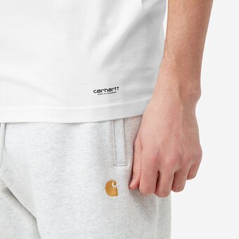 T-SHIRT CARHARTT WIP STANDART CREW NECK BRANCO