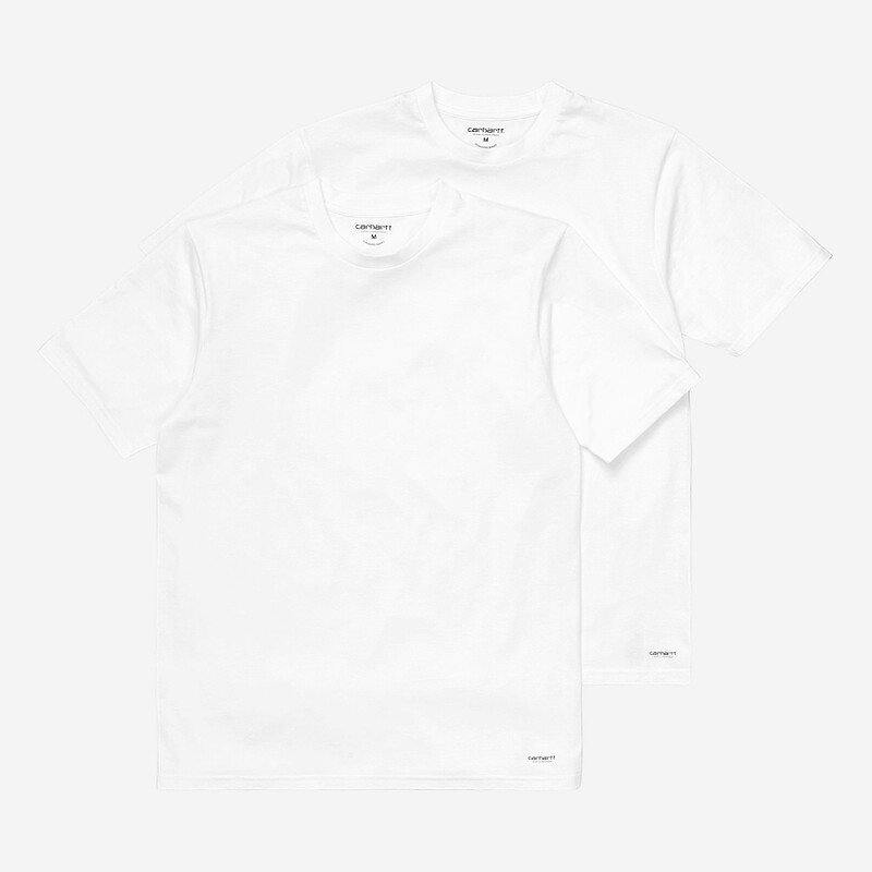 T-SHIRT CARHARTT WIP STANDART CREW NECK BRANCO