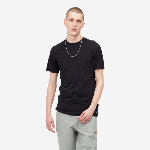 T-SHIRT CARHARTT WIP STANDART CREW NECK PRETO