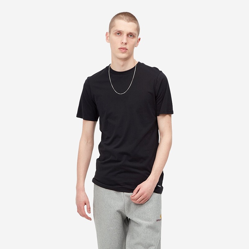 T-SHIRT CARHARTT WIP STANDART CREW NECK PRETO