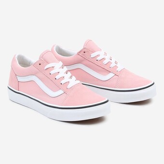 TENIS VANS OLD SKOOL JR ROSA/CLARO