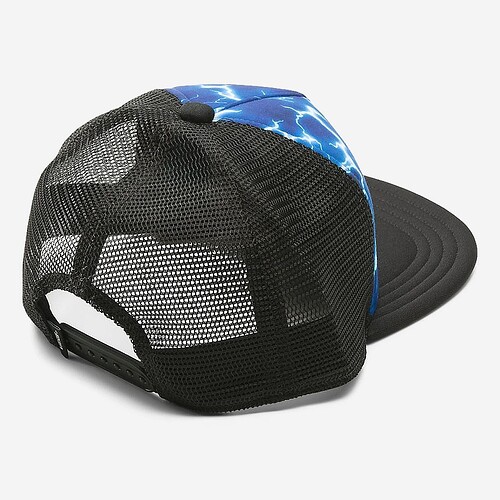 CAP VANS CLASSIC PATCH JR PR/AZUL