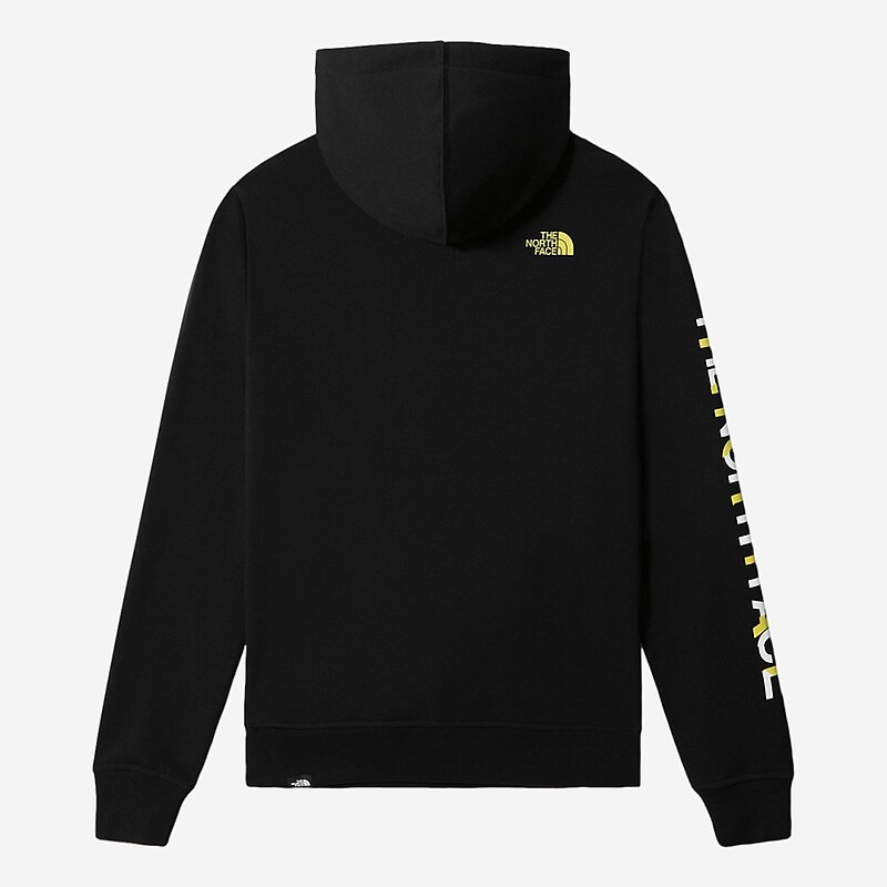 SWEAT THE NORTH FACE HOODIE GPC PR/AMARELO