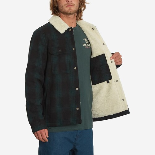 CASACO VOLCOM KEATON PR/VERDE