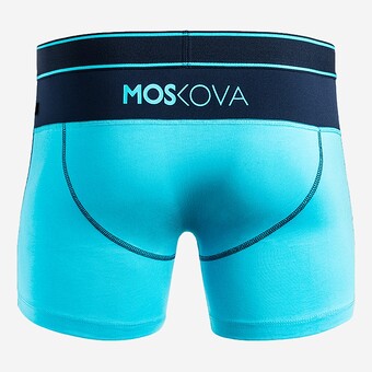 BOXER MOSKOVA COTTON AZUL/BEBE
