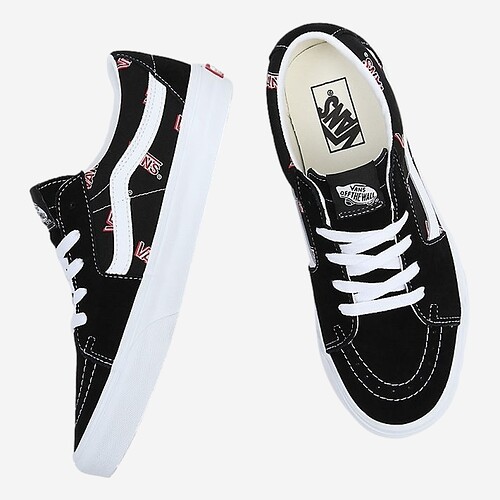 TENIS VANS SK8 LOW PR/VERMELHO