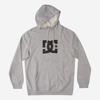 SWEAT DC STAR CINZA CLARO
