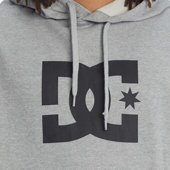 SWEAT DC STAR CINZA CLARO