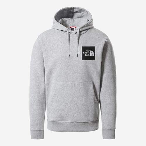 SWEAT THE NORTH FACE FINE HOODIE CINZA CLARO