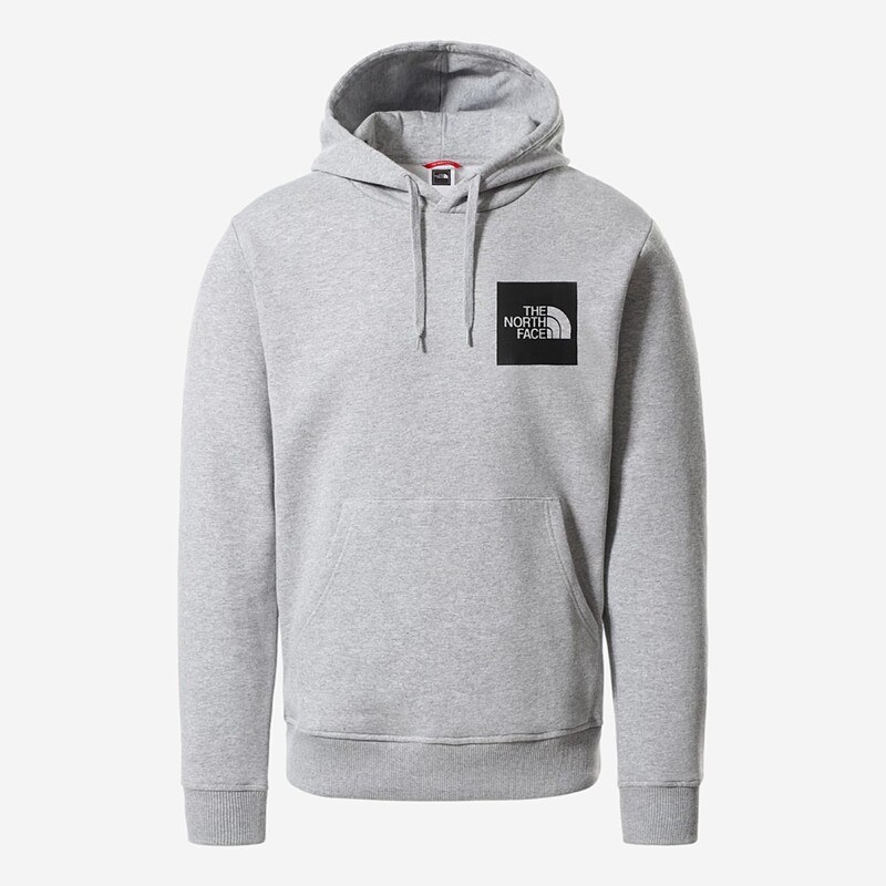 SWEAT THE NORTH FACE FINE HOODIE CINZA CLARO