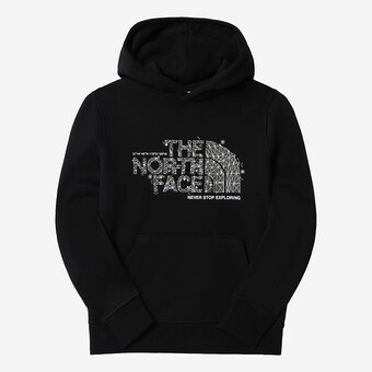 SWEAT TNE NORTH FACE TEENS DREW PEAK JR PRETO