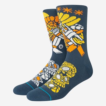 MEIAS STANCE DJ WARRIOR AZUL