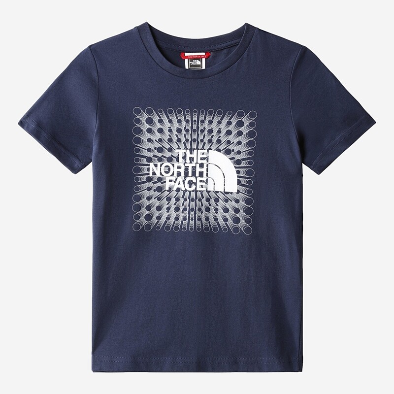 T-SHIRT THE NORTH FACE TEENS BOX JR AZUL ESCURO