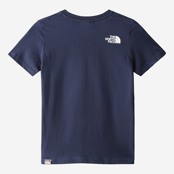 T-SHIRT THE NORTH FACE TEENS BOX JR AZUL ESCURO