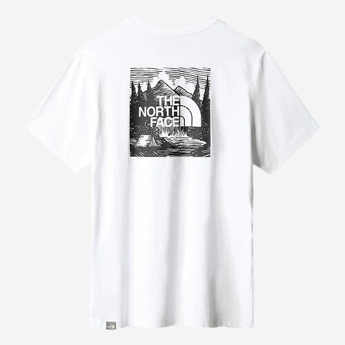 T-SHIRT THE NORTH FACE RED BOX CEL BRANCO