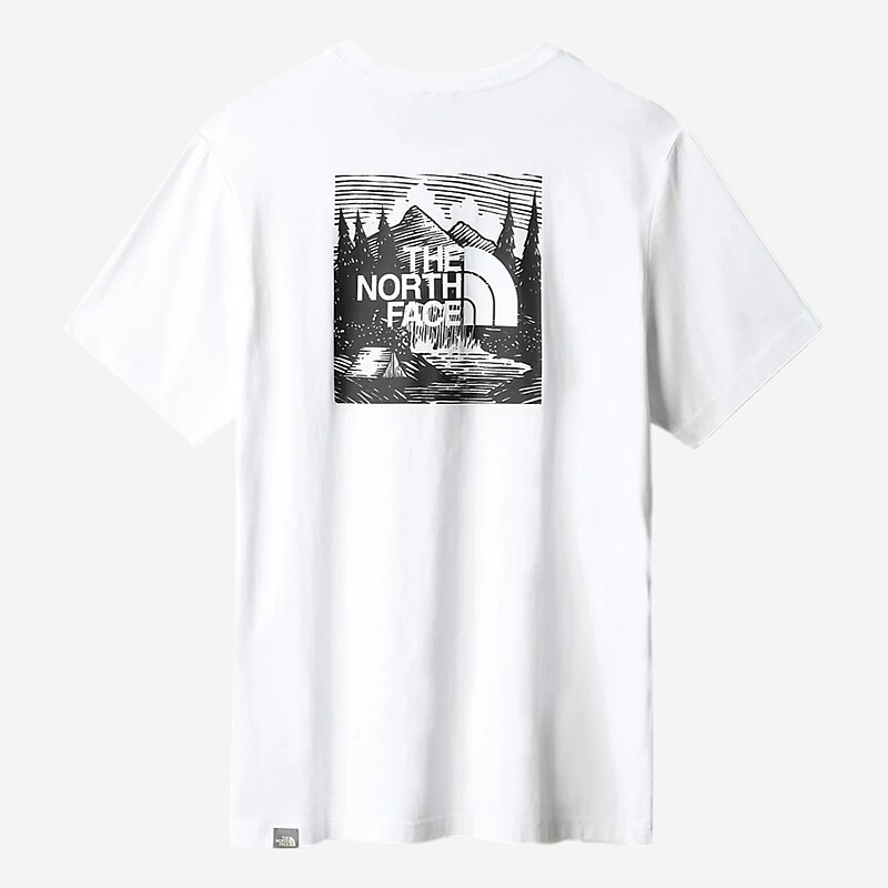 T-SHIRT THE NORTH FACE RED BOX CEL BRANCO