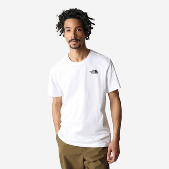 T-SHIRT THE NORTH FACE RED BOX CEL BRANCO