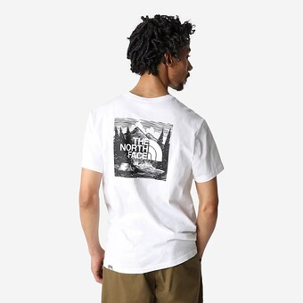 T-SHIRT THE NORTH FACE RED BOX CEL BRANCO