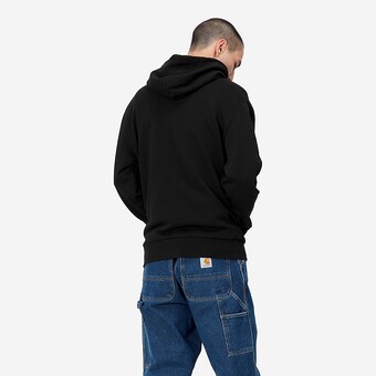 SWEAT CARHARTT WIP SCRAWL PRETO