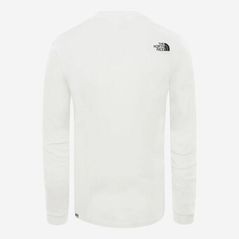 L/SLEEVE THE NORTH FACE SIMPLE DOME TEE BRANCO