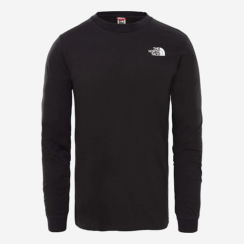 L/SLEEVE THE NORTH FACE SIMPLE DOME TEE PRETO