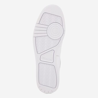 TENIS POLO RALPH LAUREN COURT LEATHER BR/PRETO