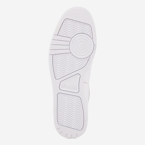 TENIS POLO RALPH LAUREN COURT LEATHER BR/PRETO