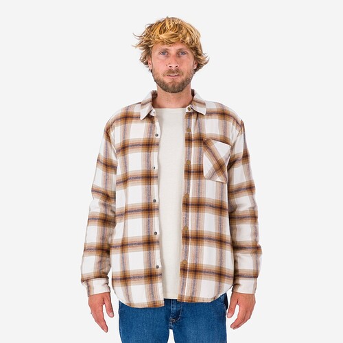 CAMISA HURLEY PORTLAND SHERPA  CAMEL