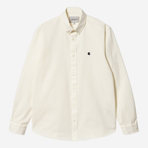 CAMISA CARHARTT WIP MADISON  BR/PRETO