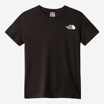 T-SHIRT THE NORTH FACE GRAPHIC JR PR/LARANJA