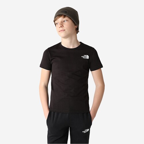 T-SHIRT THE NORTH FACE GRAPHIC JR PR/LARANJA