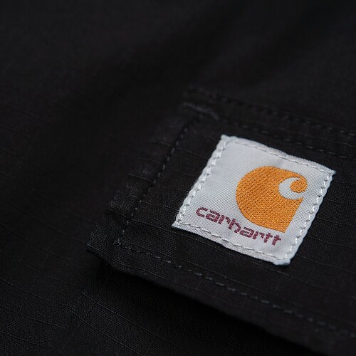 CALÇAS CARHARTT WIP REGULAR CARGO  PRETO