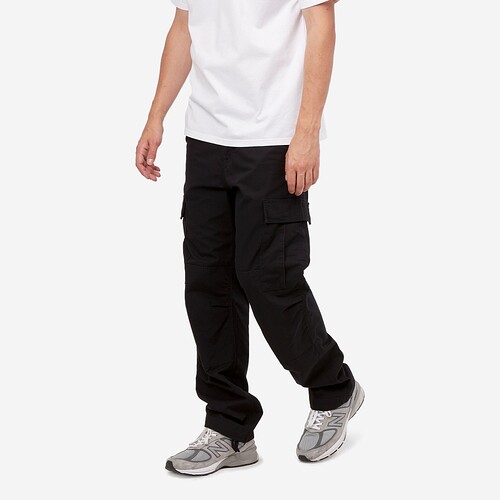 CALÇAS CARHARTT WIP REGULAR CARGO  PRETO