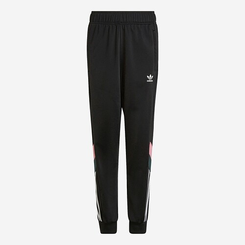 NOVA CALÇA JOGGERS TRACK RETRÔ PRETA ADIDAS ORIGINALS ROSA 3