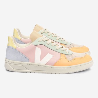 TENIS VEJA V-10 ROSA/CLARO