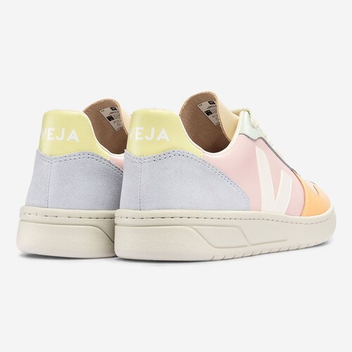 TENIS VEJA V-10 ROSA/CLARO