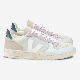 TENIS VEJA V-10 VERDE CLARO