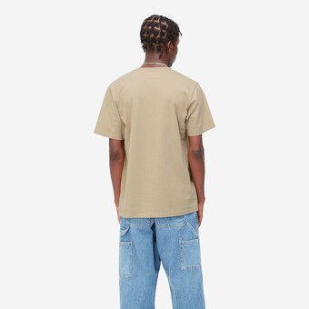 T-SHIRT CARHARTT WIP POCKET  BEGE