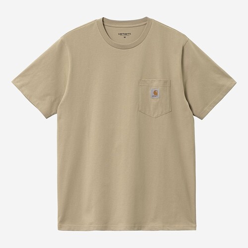 T-SHIRT CARHARTT WIP POCKET  BEGE