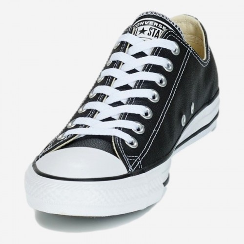 TENIS CONVERSE CHUCK TAYLOR LEATHER PRETO