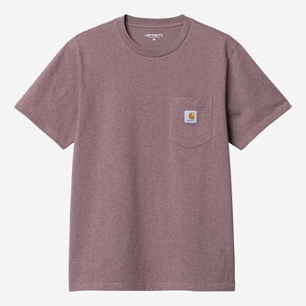 T-SHIRT CARHARTT WIP POCKET  BORDEAUX