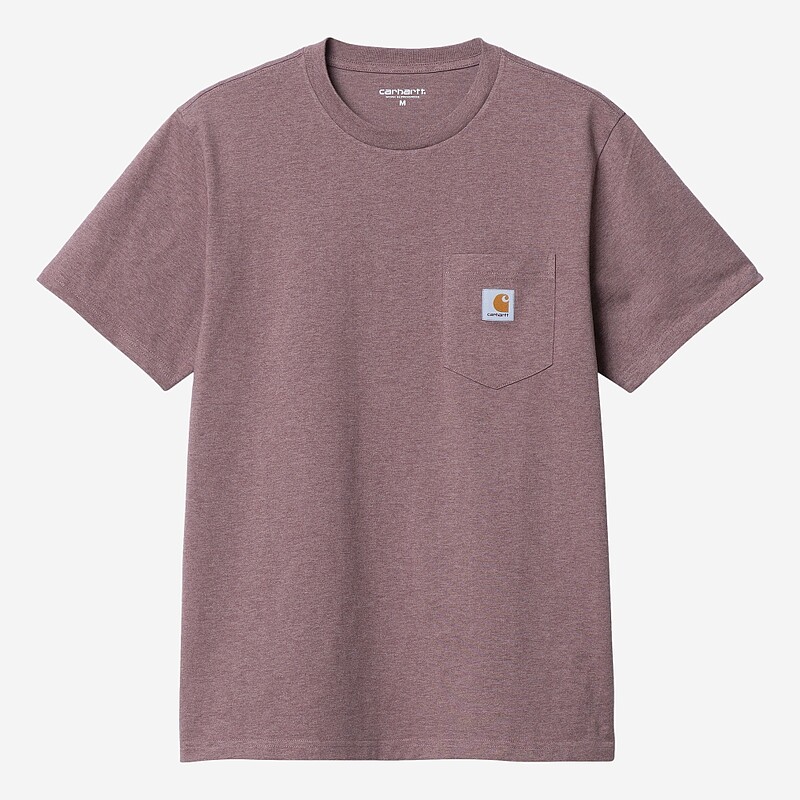 T-SHIRT CARHARTT WIP POCKET  BORDEAUX