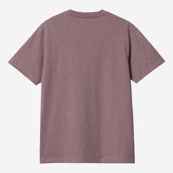 T-SHIRT CARHARTT WIP POCKET  BORDEAUX