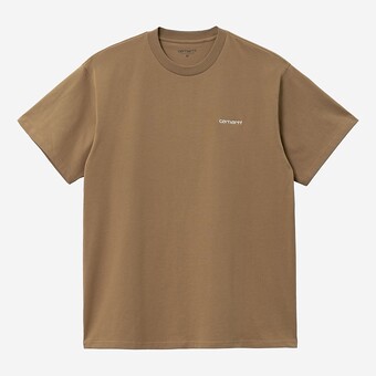T-SHIRT CARHARTT WIP SCRIPT EMBROIDERY  CASTANHO