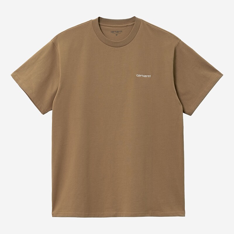 T-SHIRT CARHARTT WIP SCRIPT EMBROIDERY  CASTANHO
