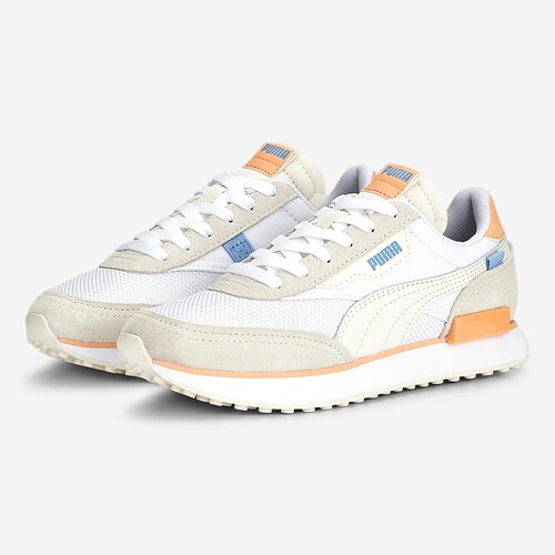 TENIS PUMA FUTURE RIDER SOFT BR/LARANJA